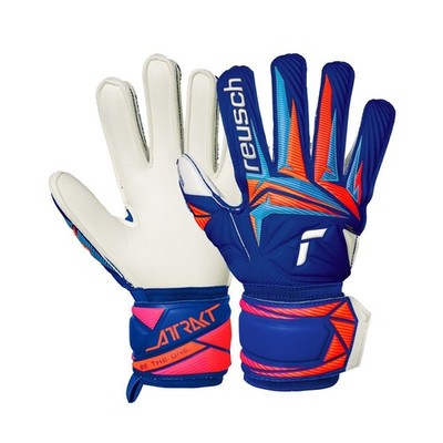 Reusch Attrakt Advance Junior Torwarthandschuh Kinder blau orange