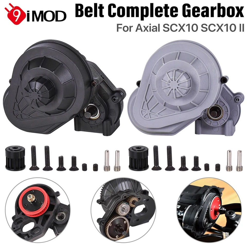 For Axial SCX10 II 90046 Belt Complete Gearbox Gears Set 1/10 RC Crawler Car - Image 2 of 4