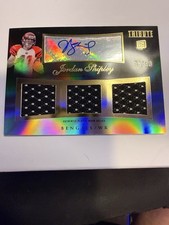 2010 Topps Tribute - Auto Triple Relics Jordan Shipley #ADR-JSH /30(AU MEM RC)