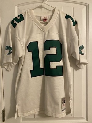 Mens Pre Owned Mitchell & Ness NFL Legacy Philadelphia Eagles Jersey,M,Whi