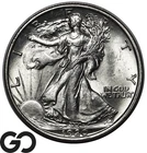 1920 Walking Liberty Half Dollar, Swirling Luster, Gem BU++, RARE This Nice!