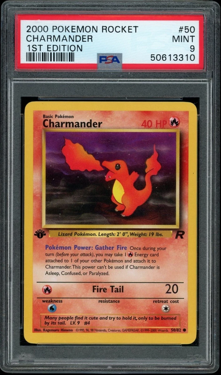 Charmander Pokémon TCG Professional Sports Authenticator (PSA) Individual  Trading Card Games in English for sale