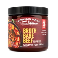 Beef Flavored Broth Base, Granulated Beef Flavored Bouillon, Versatile Usage, Se