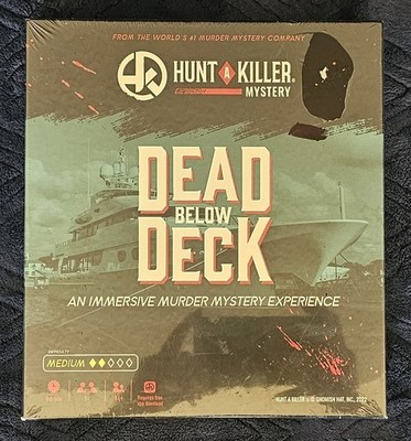 Dead Below Deck: A Hunt A Killer Mystery Game New in Box
