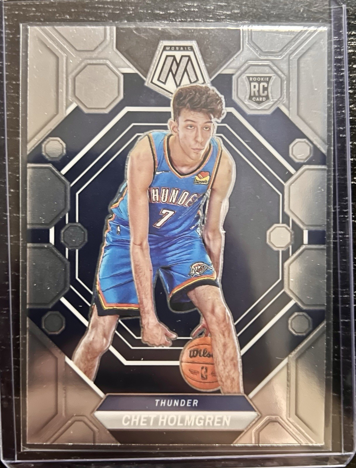 Panini Mosaic Rookie Chet Holmgren #236 Oklahoma City Thunder 2022-23