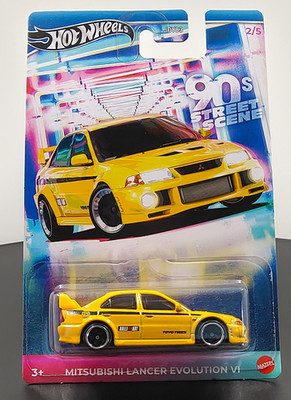 HOT WHEELS - MITSUBISHI LANCER EVOLUTION VI - 2024 90S STREET SCENE NEU & OVP