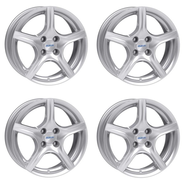 4 Alutec Felgen Grip 7.0Jx16 ET25 4X108 Sil FüR Peugeot 2008 206 207 208 3008 30-image