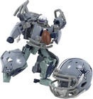 Transformers NFL Dallas Cowboys Starblitz 5.5-Inch Action Figure Changes from Ro