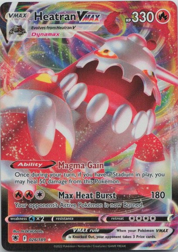 Pokemon Heatran VMAX Astral Radiance #26 NM EN
