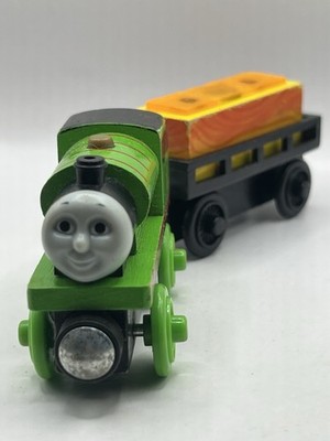 Thomas & Friends Railway Wooden Train PERCY & DIESELWORKS CARGO CAR VHTF