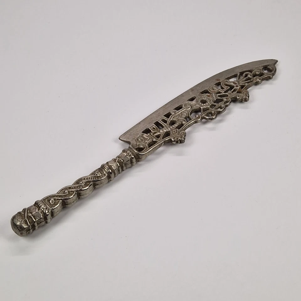 Rare Vintage Soviet  Titanium Openwork Letter Opener Knife USSR 1970-1980s - Image 2 of 4
