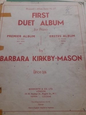 FIRST DUET ALBUM FOR  PIANO