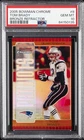 2005 BOWMAN CHROME BRONZE REFRACTOR #8 TOM BRADY 8/150 PSA 10
