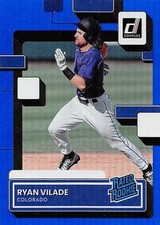 Ryan Vilade 2022 Donruss #64 Holo Blue RC Colorado Rockies