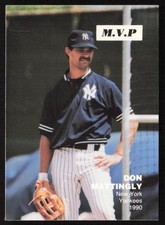 1990 M.V.P. Big League All Stars White Box Don Mattingly #3 New York Yankees