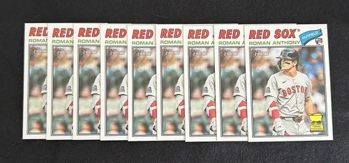 Roman Anthony Rookie Card 2026 Topps Heritage #86 Boston Red Sox RC + 8 Invest!