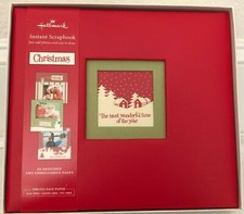 NEW Hallmark Christmas The Most Wonderful Time of the Year Instant Scrapbook