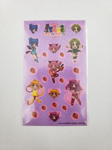 Anime Tokyo Mew Mew Ichigo Mint Retasu Purin Zakuro Aroma Sticker Seal Nakayoshi - Picture 1 of 2