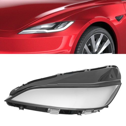 For Tesla Model 3 2024-2025 Left Headlight Clear Lens Cover New - Picture 2 of 17