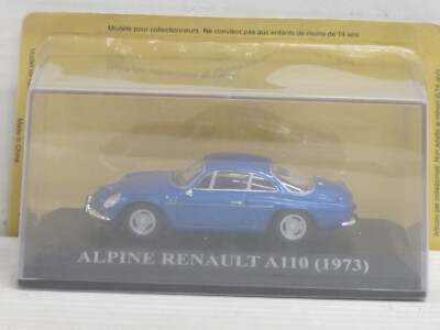 Alpine Renault A 110 (1973) in blaumetallic Box IXO / Atlas 1:43