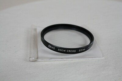 Prinz 55mm Snow Cross Special Effect Glass Filter Photography Lens