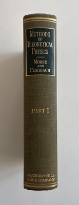 Vintage 1953 Methods of Theoretical Physics 1st Ed Vol 1 by Morse & Fleshbach HC