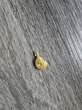 Gold Seashell Charm