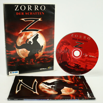 PC CD DVD Spiel Zorro der Schatten Z Gut