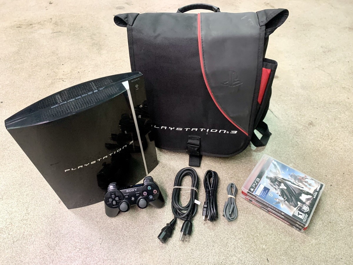 Sony PlayStation 3 PS3 CECHL01 80GB | Controller | 3 Games