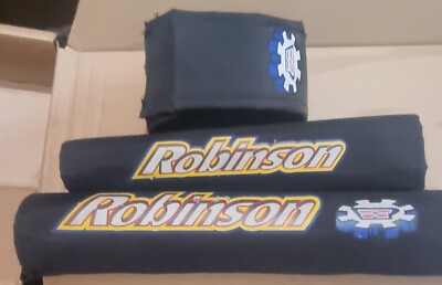 Oldschool BMX. Full Original 1989 Robinson Pad Set, Good Used Condtion