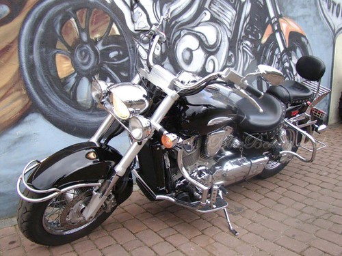 HONDA VTX 1800 R /S /NEO /RETRO (SC49) REAR SADDLEBAG SUPPORT GUARD CRASH BARS - Picture 4 of 7