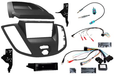 InCarTec FK-968/3 Ford Transit Euro 6 2017 On Double Din Car Stereo Fitting Kit