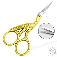 Stork Embroidery Scissors Eyebrow Sewing Knitting Thin Pointed Edge