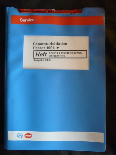 Reparaturleitfaden VW Passat 1994 5-Gang Schaltgetriebe 02C Allradantrieb