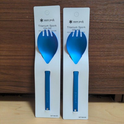 Snow Peak spork set of 2, limited edition, 2023 Snow Peak Festival, online only