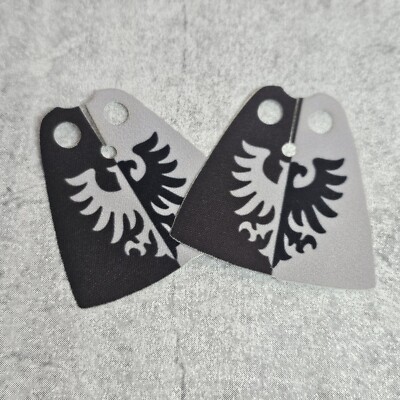 2pack Custom Eagle Cape Black White Accessory for Block Minifigures Wda02 Falcon