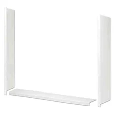MUSTEE Duratrim Window Kit 36"x8"x36" Thermoplasic Composite White (3-Piece)