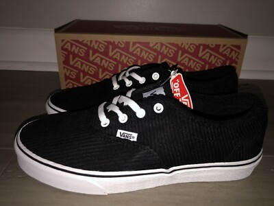 NEW IN BOX Vans Doheny Decon Black White Women's Size 10.5 Skateboard Sneakers