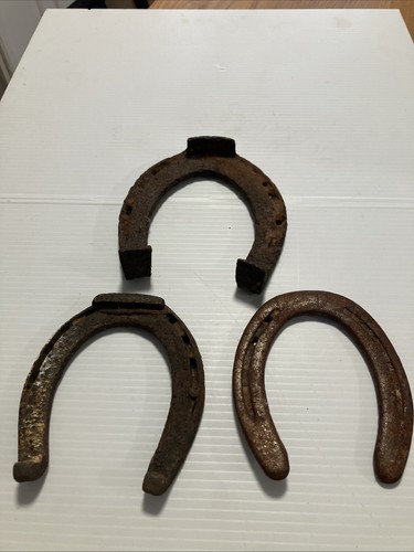 Vintage Diamond Hot Forged Horseshoe & Unbranded Shoe Blacksmith