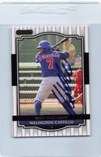 2008 Razor #62 Wellington Castillo Chicago Cubs Signed Auto *F7171