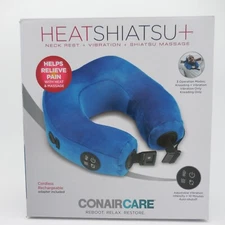 Heat Shiatsu+ Neck Rest Vibration Shiatsu Massage Conair NM25F - New & Sealed!