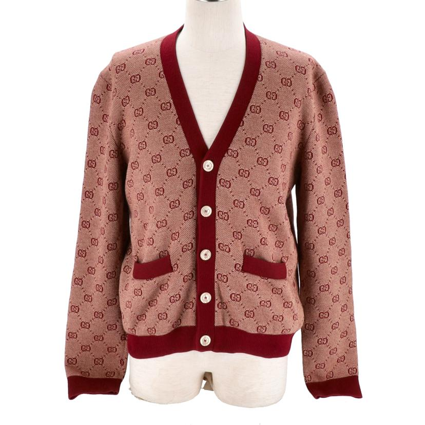GUCCI GG Pattern Knit Cardigan Logo Design Men's Rare | eBay GUCCI GG Pattern Knit Cardigan Logo Design Men's Rare | eBay