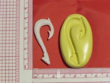 Fish Hook Silicone Mold Cake Pop Fondant Resin Clay Craft Candy A987