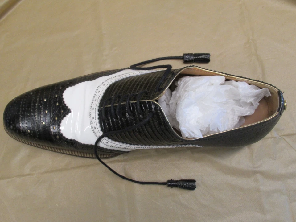 John Fluevog City Angels Amatrice Brogued punta de ala Oxford M8/W10 Foto 2 de 4