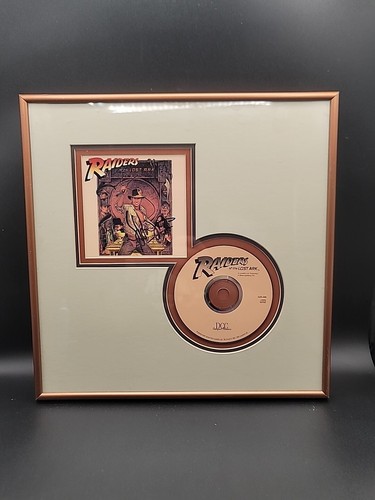 Harrison Ford Signed Raiders of the Lost Arc Framed Soundtrack CD w/cover Art