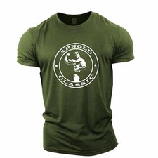 Muscle Fitness T-Shirt Mens Fitness T-Shirt Bodybuilding Sport At The Gym
