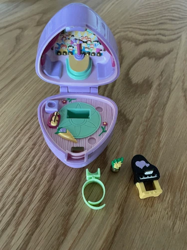 Vintage Polly Pocket Piano Recital Ring 1991 Not Complete