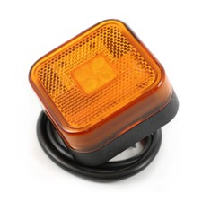 1x LED Seitenleuchte Orange 12/24V Positionslicht E-geprüft für MAN TGX TGL TGA