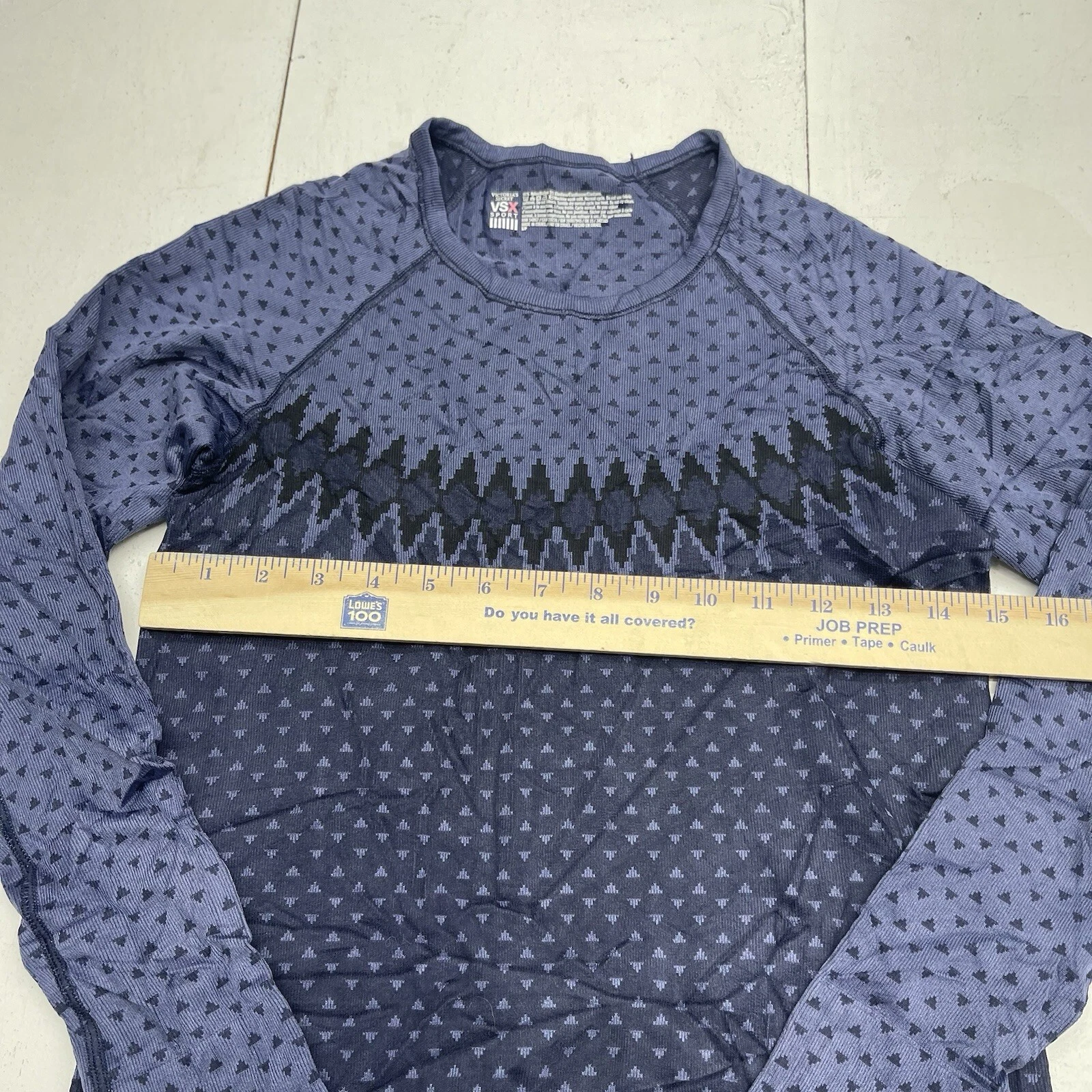 victoria-secret-vs triangle print seamless active shirt