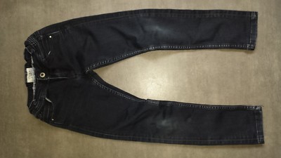 Pantalon Jean Fille Pepe Jeans Taille 8 Ans - Bleu Marine Coupe Droite - Occasion Très Bon état